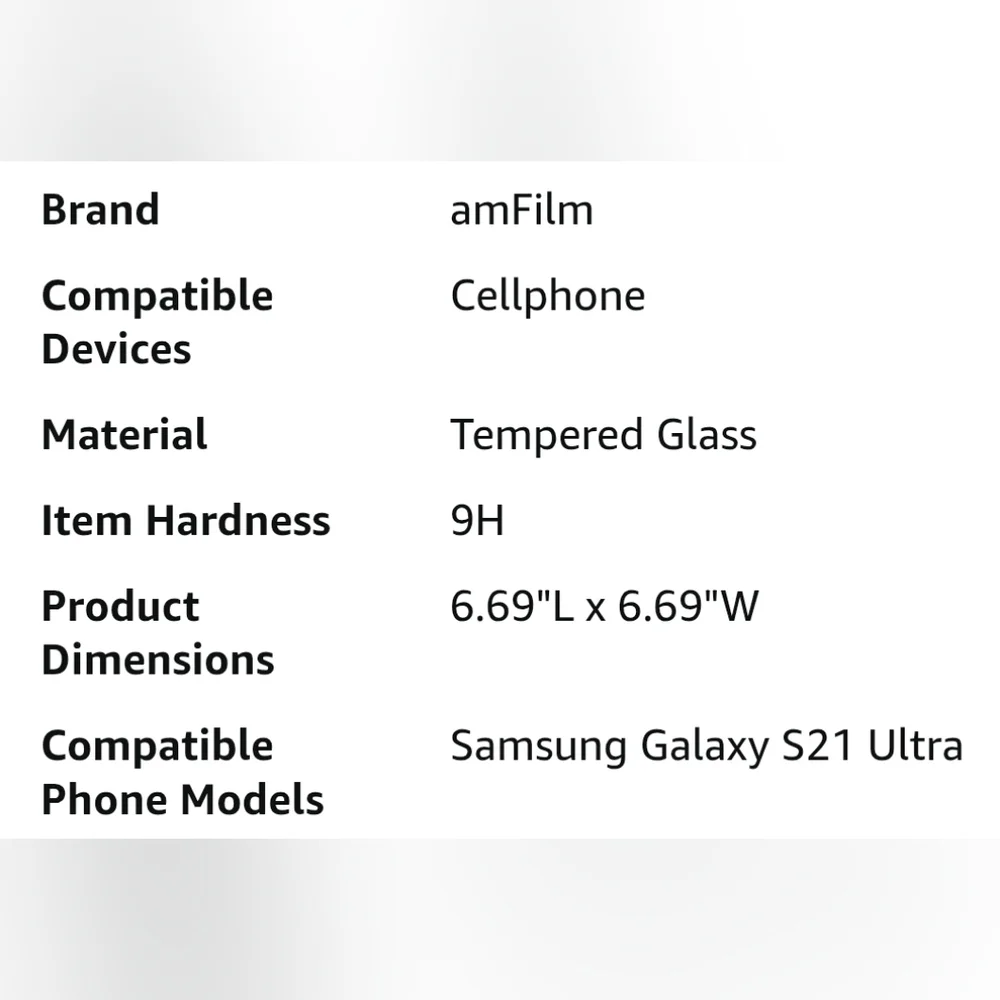 NIB 2 pack Samsung Galaxy S21 Ultra Screen protector